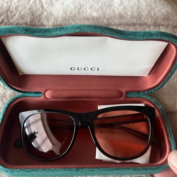 Gucci Wayfare Authentic Sunglasses with Red Tint Lenses-comes as shown. 🇮🇹 - Picture 9 of 11